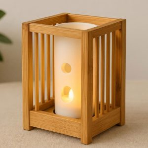 19 Eco Friendly Bamboo Flameless Fragrance Lamp