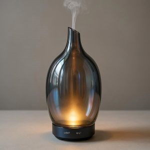 Contemporary Glass Finish Aroma Diffuser Lamp
