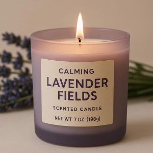 1 Calming Lavender Fields Scented Candle
