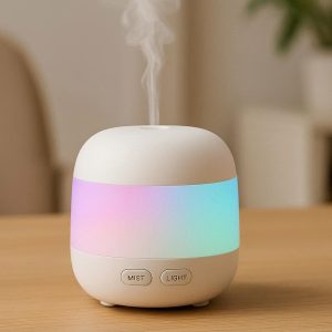 17 Compact LED Essential Oil Diffuser for Home Office