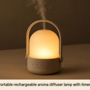 18 Portable Rechargeable Aroma Diffuser Lamp with Timer
