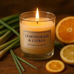 Lemongrass Citrus Natural Candle